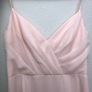 Petal Pink Bill Levkoff Bridesmaid Dress